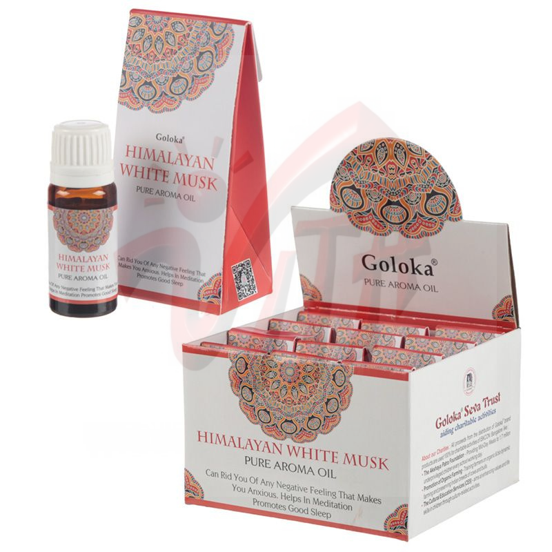 Muschio Bianco Himalayano Olio Aromatico Goloka Himalayan white Musk - 10ml