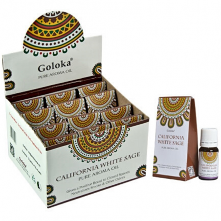 Salvia bianca della California Olio Aromatico Goloka California White Sage - 10ml
