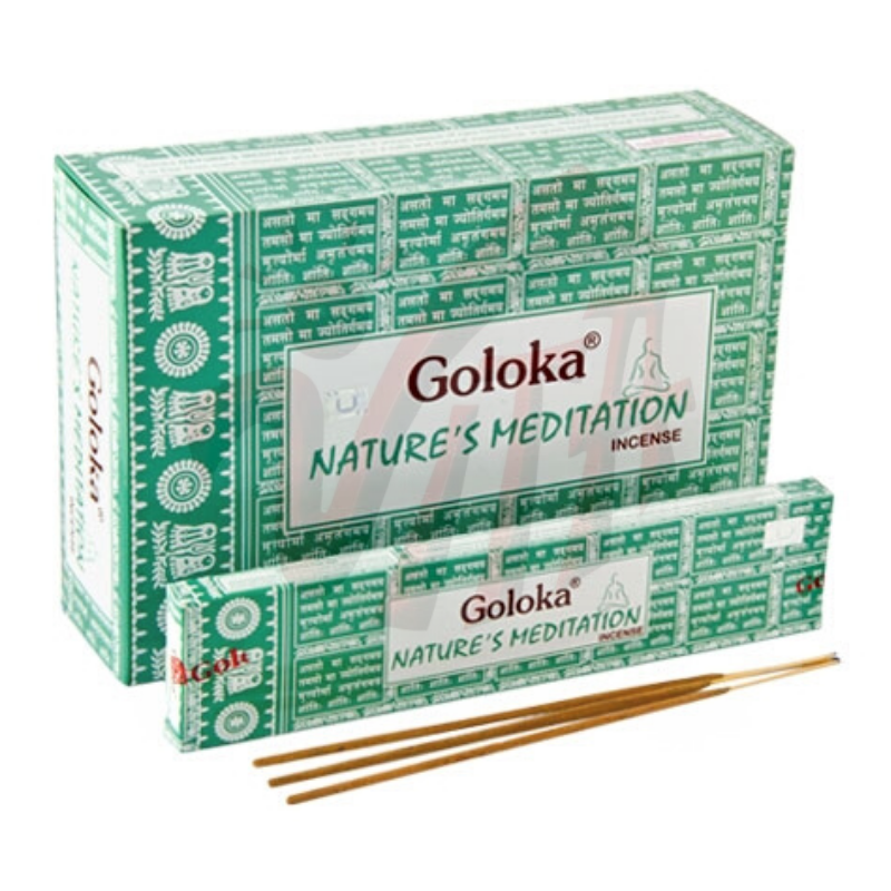 Meditazione Bastoncini incenso Goloka Nature's Masala