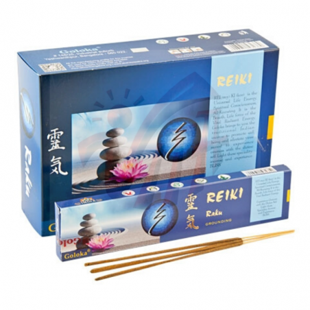 Stabilità Reiki Raku Grounding Bastoncini incenso Goloka Reiki Masala