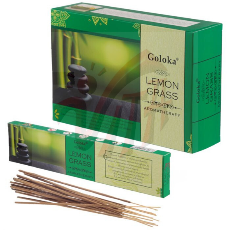 Lemongrass Bastoncini incenso Goloka Aromaterapia Masala