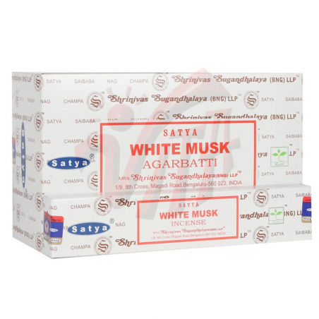 Muschio Bianco Bastoncini incenso Satya Earth White Musk