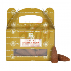 Muschio Arabo 24 Coni Incenso a Fontana Satya Earth Arabian Musk