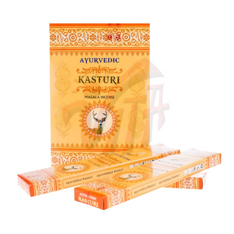 Kastoori Muschio – Incenso Ayurvedic Kasturi Premium Bastoncini Natura