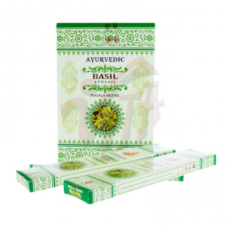 Basilico (Tulsi) Bastoncini incenso Ayurvedic Basil Premium