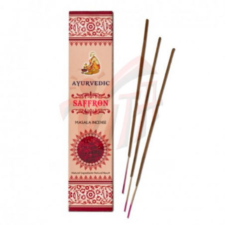 Zafferano – Incenso Ayurvedic Saffron Premium Bastoncini Naturali