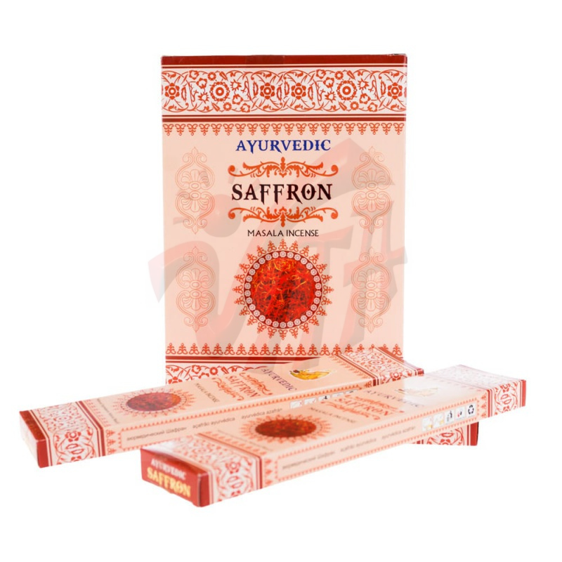 Zafferano – Incenso Ayurvedic Saffron Premium Bastoncini Naturali