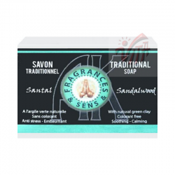 Saponetta tradizionale al Sandalo e Argilla verde