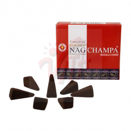 Golden Nag Champa Coni Incenso Vijayshree Champa Masala