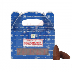 Nag Champa 24 Coni Incenso a Fontana Satya Earth Nag Champa