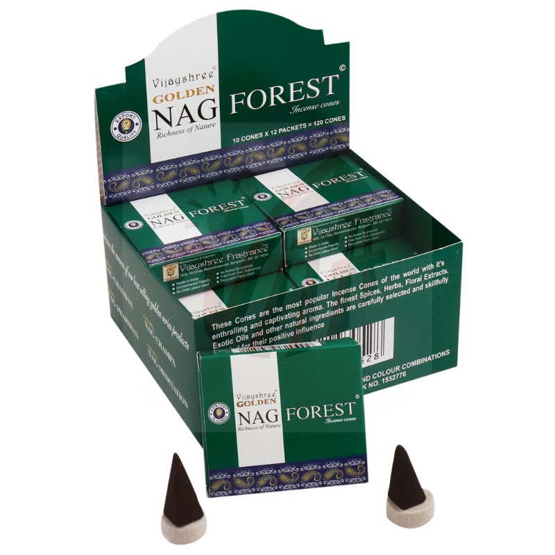Golden Nag Forest Coni Incenso Vijayshree Foresta Masala