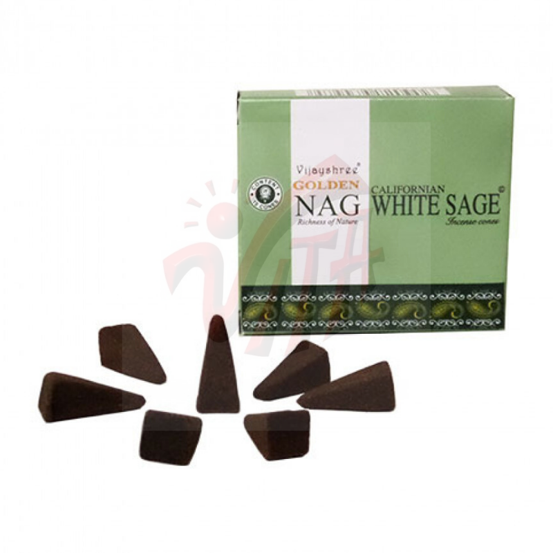 Golden Nag Salvia Bianca Coni Incenso White Sage Vijayshree Masala