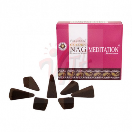 Golden Nag Meditation Coni Incenso Vijayshree Meditazione Masala