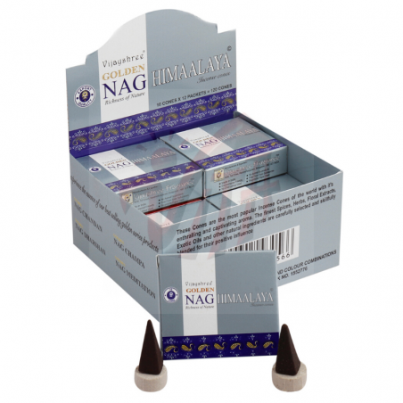 Golden Nag Himaalaya Coni Incenso Vijayshree Masala