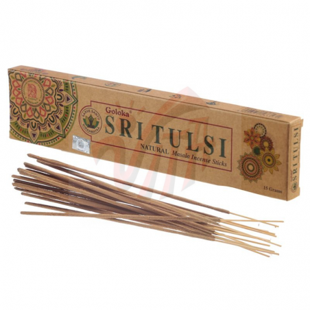 Sri Tulsi Incenso Masala Goloka Organica – Premium Stick