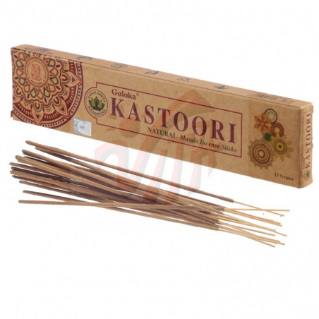 Kastoori – Incenso Masala Goloka Organica Bastoncini Naturali