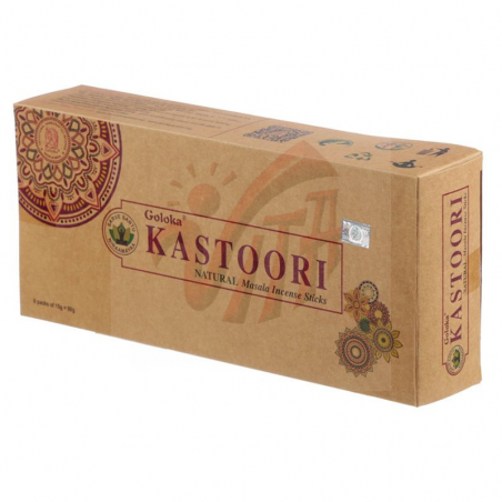 Kastoori – Incenso Masala Goloka Organica Bastoncini Naturali