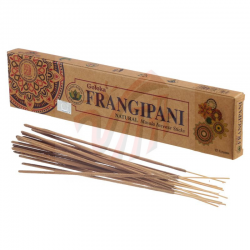 Frangipani Incenso Masala Goloka Organica – Premium Stick