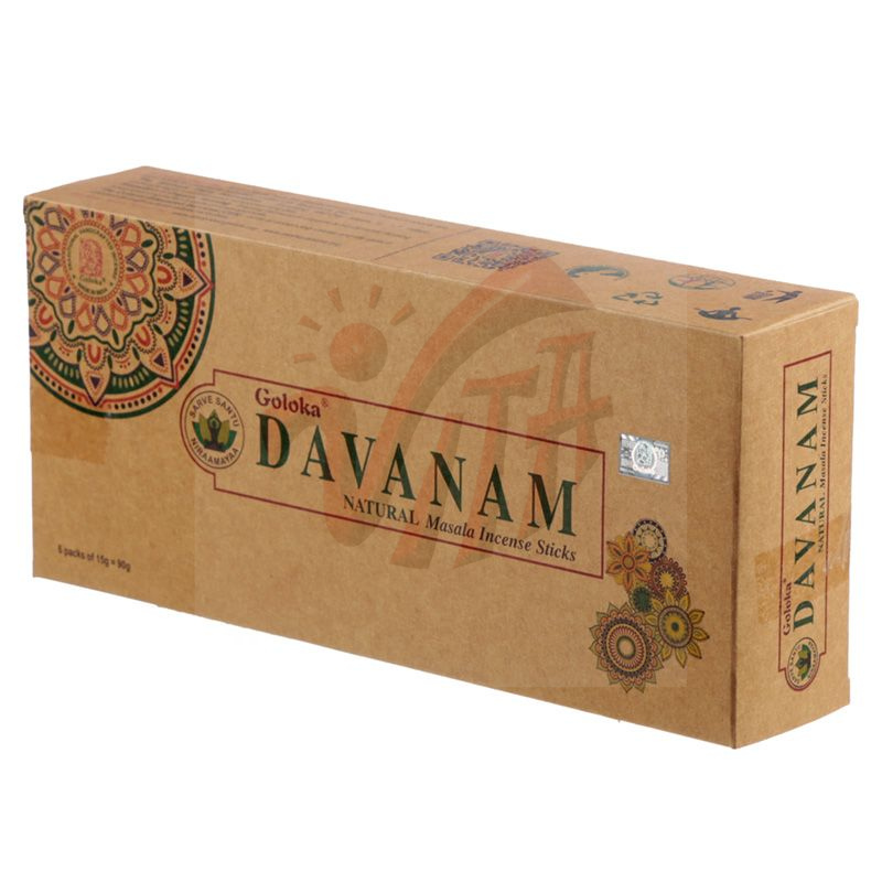 Davanam Incenso Masala Goloka Organica – Premium Stick