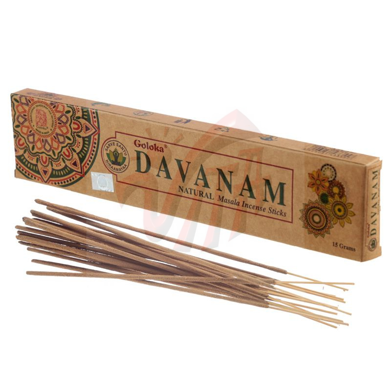Davanam Incenso Masala Goloka Organica – Premium Stick