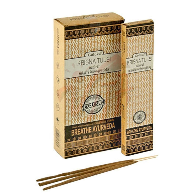 Krisna Tulsi Bastoncini incenso Goloka Naturale Krisna Tulsi Breathe Ayurveda