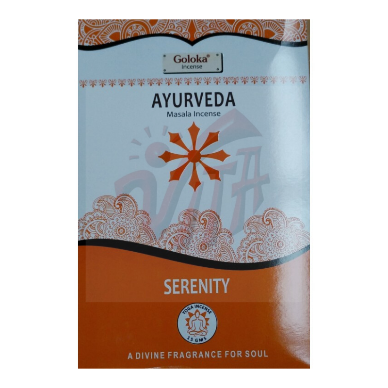 Serenità Ayurvedica Bastoncini incenso Goloka Serenity Ayurveda Yoga