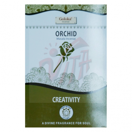 Creativity Orchidea Bastoncini incenso Goloka Orchid Yoga Masala