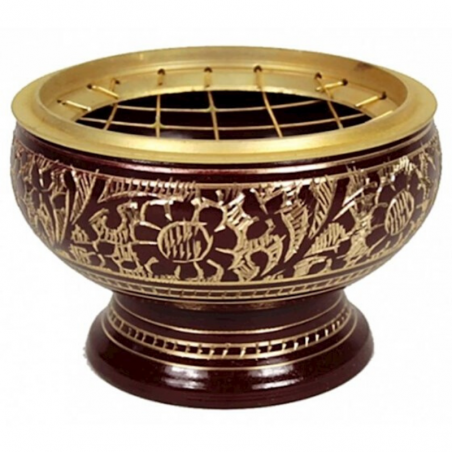 Bruciatore incensi in Ottone Decorato