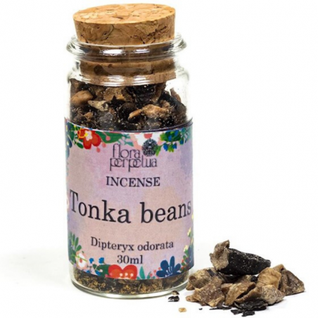 Fave di Tonka Incenso a base di Erbe Flora Perpetua