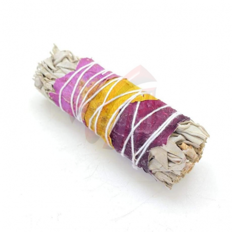 Salvia Bianca e Petali di Rosa Smudge - (10-12cm - 20-30gr)