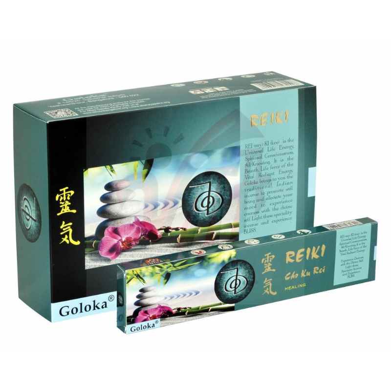 Reiki Healing Cho Ku Rei Bastoncini incenso Goloka Reiki Masala