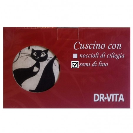 Fascia con Semi di Lino - (58 x 13 x 4cm) - (900 - 970gr.) - Gatti